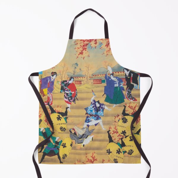 Aperçu de l'œuvre Kabuki Theater, Japanese Vintage Art créée et vendue par vintagevivian.