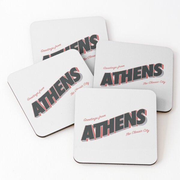 Item preview, Greetings from Athens (Red/Gray) designed and sold by jessicadouglas.