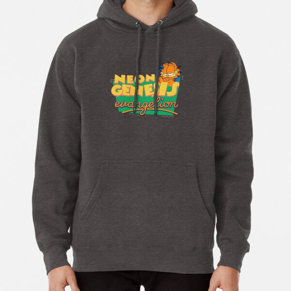 Neon Genesis Evangelion Garfield Memes Sweat à capuche épais
