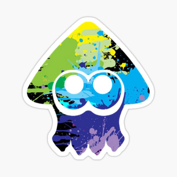 Splatoon multicolore Inkling Sticker