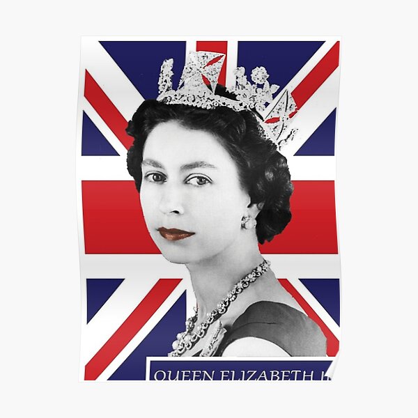 Flagge Quen Poster