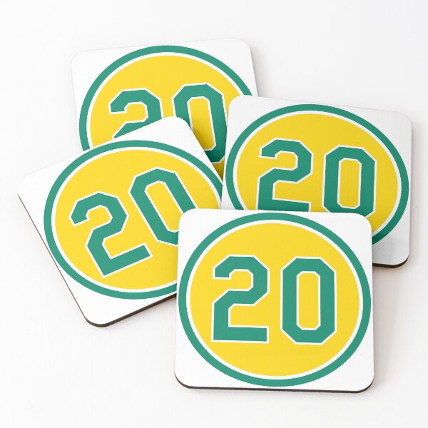 Item preview, Mark Canha #20 Jersey Number designed and sold by StickBall.