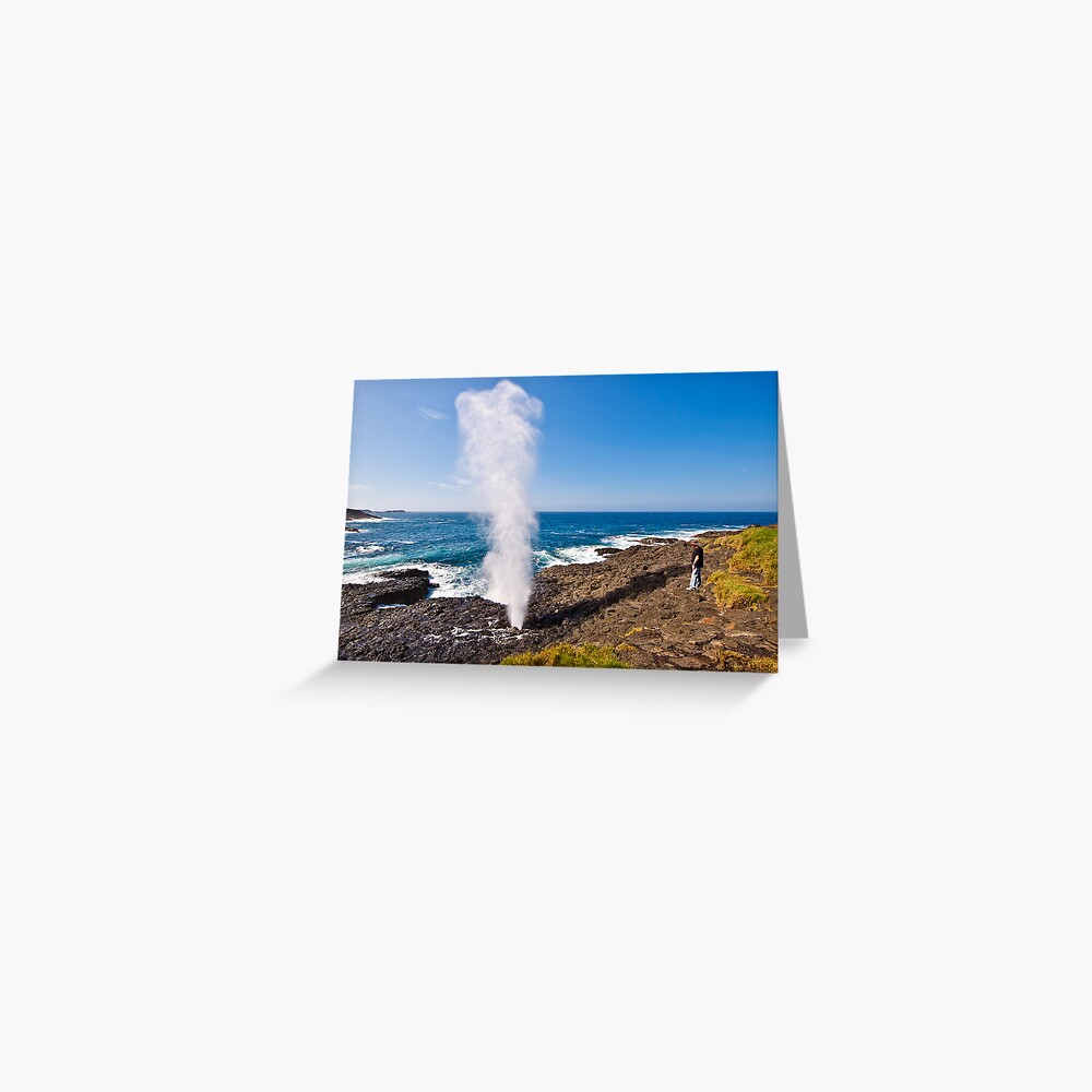 The Little Blowhole - Kiama Greeting Card
