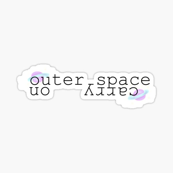 Item preview, OUTER SPACE/ CARRY ON  designed and sold by punksirens.