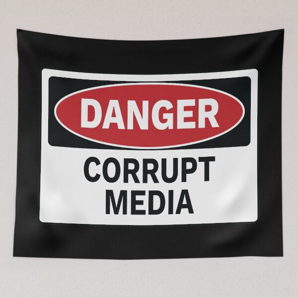 Item preview, Danger - Corrupt Media designed and sold by TrutherIndex.