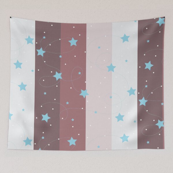Item preview, Starry Night Pattern in pink tones designed and sold by yselle.