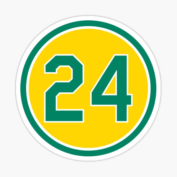 Whitey Herzog #24 Jersey Number Sticker for Sale by StickBall