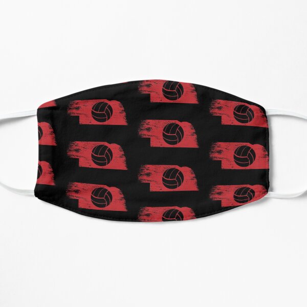 Volleyball In Nebraska Flat Mask