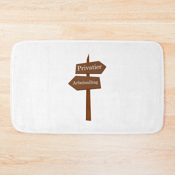 Item preview, Working day or Privatier sign german brown designed and sold by OVMEngemann.