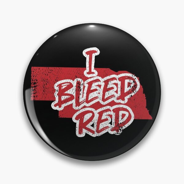 Item preview, Nebraska State Pride - I Bleed Red designed and sold by Creatively Torn.
