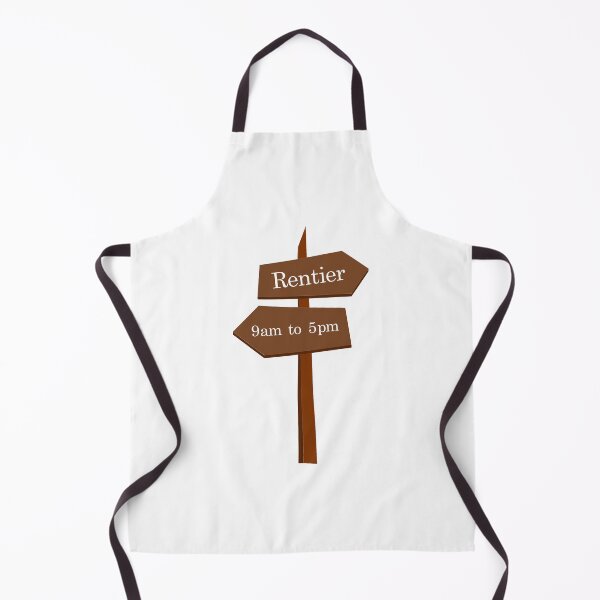 Item preview, 9am to 5pm or Rentier sign brown designed and sold by OVMEngemann.