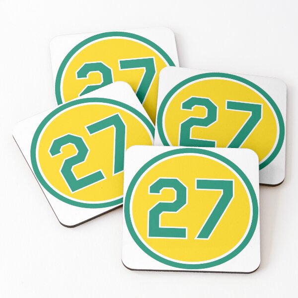 Item preview, Catfish Hunter #27 Jersey Number designed and sold by StickBall.