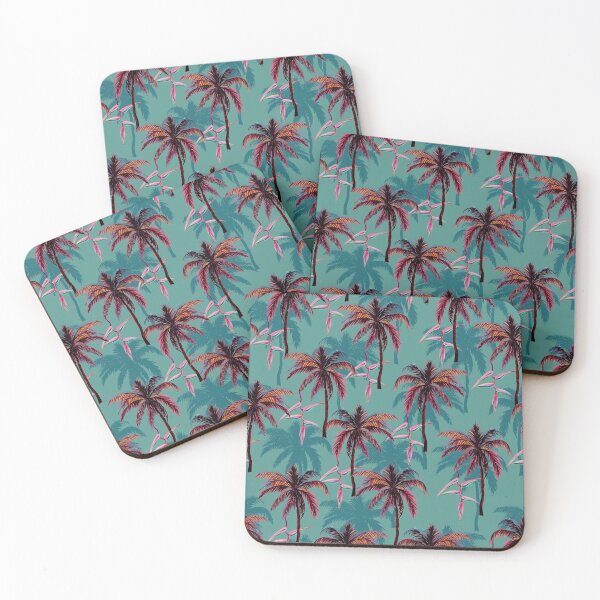 Item preview, Palm trees and heliconias designed and sold by varelagraphics.