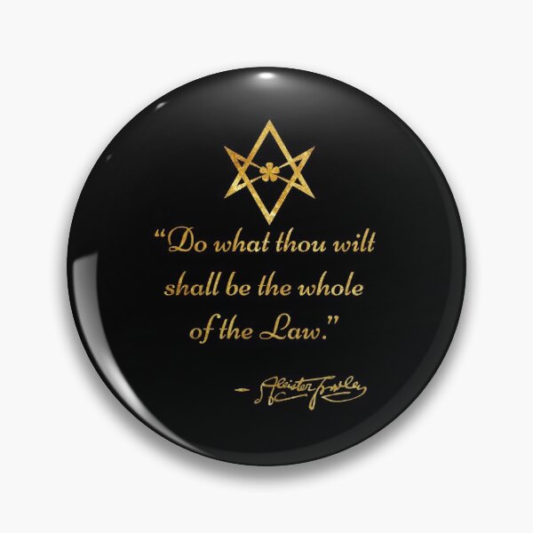 Item preview, Aleister Crowley (Quote - Gold) designed and sold by DotorEaon.