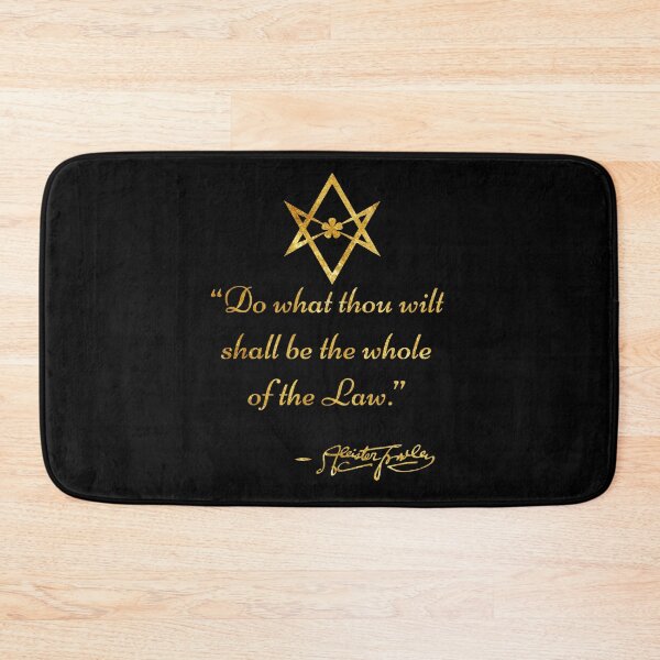 Item preview, Aleister Crowley (Quote - Gold) designed and sold by DotorEaon.