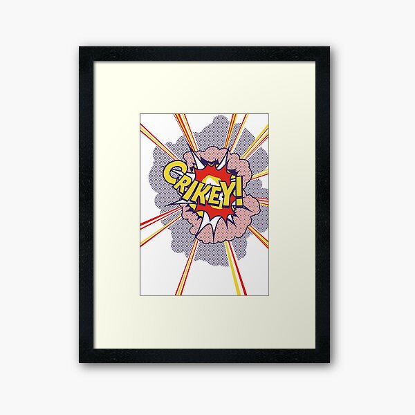 Crikey Roy! Framed Art Print