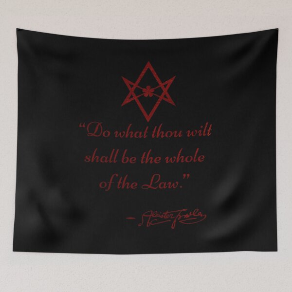 Item preview, Aleister Crowley (Quote - Red) designed and sold by DotorEaon.