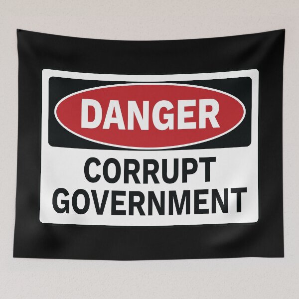 Item preview, Danger - Corrupt Government designed and sold by TrutherIndex.