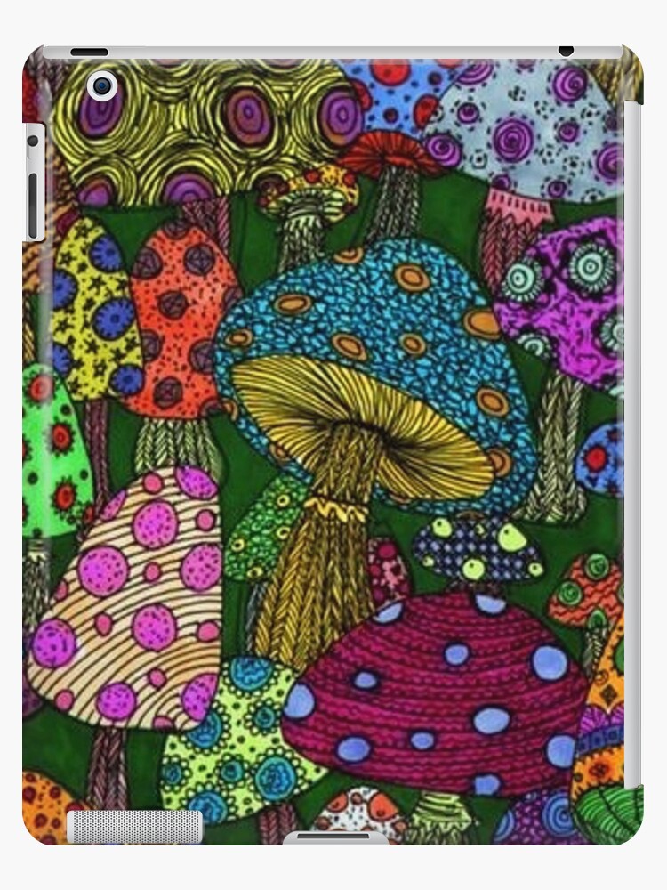 Pilz Trippy Bunt Ipad Hulle Skin Von Cindeele Redbubble