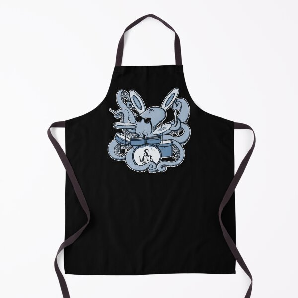 Item preview, Cartoon Octopus Drummer Drumming Cyanotype designed and sold by ampheebian.
