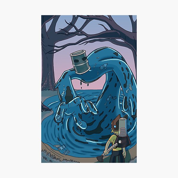 Ohmworld-Cover to Beware the Barrelhead Photographic Print