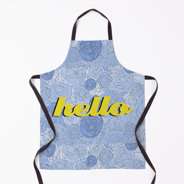 Item preview, Hello - Periwinkle Photocopy with Text designed and sold by Amelia Dean.