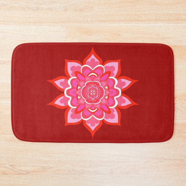 Item preview, Red Floral Mandala designed and sold by Orchyd.
