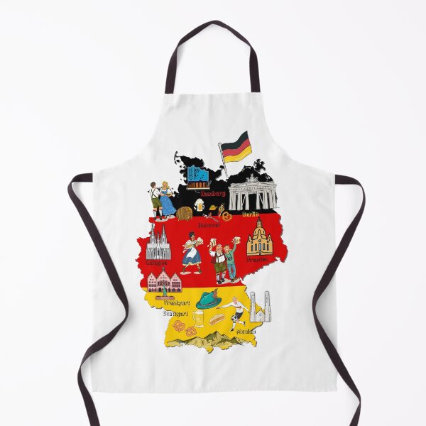 Item preview, Germany Map, Oktoberfest, major cities and Landmarks Map of Germany with flag background designed and sold by mashmosh.