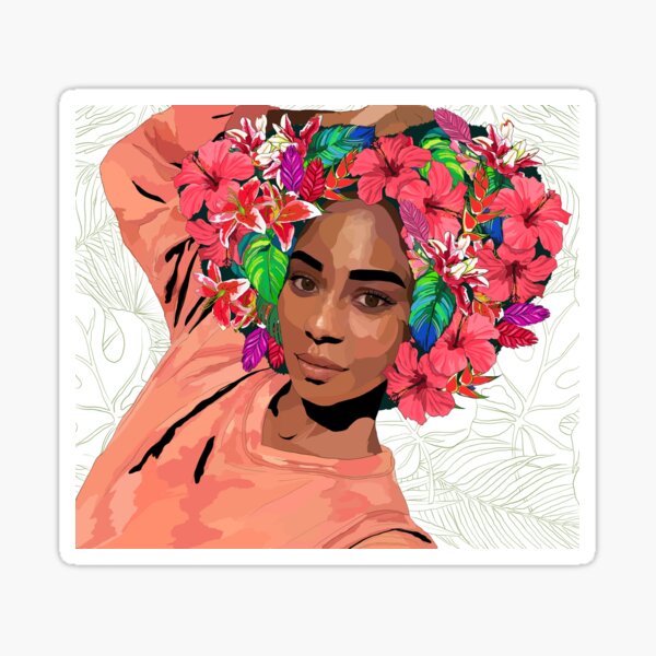 An Ode to Black Hair Sticker