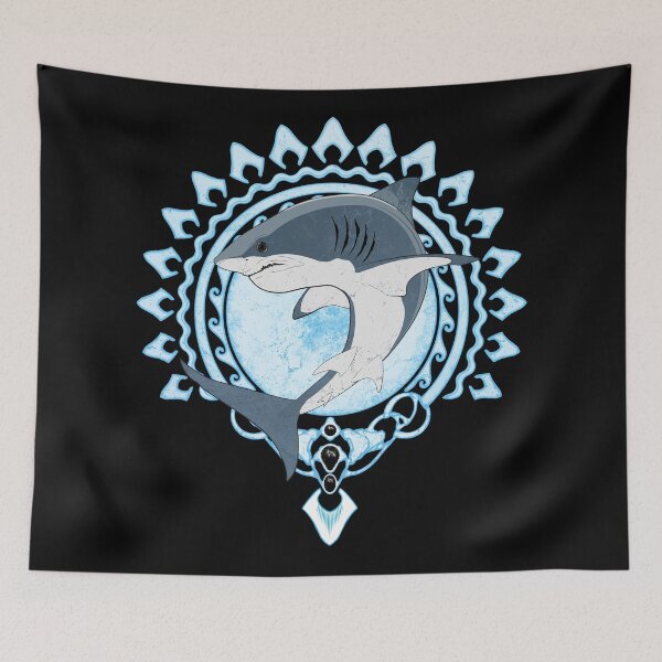 Item preview, Great white shark designed and sold by NicGrayGraphic.