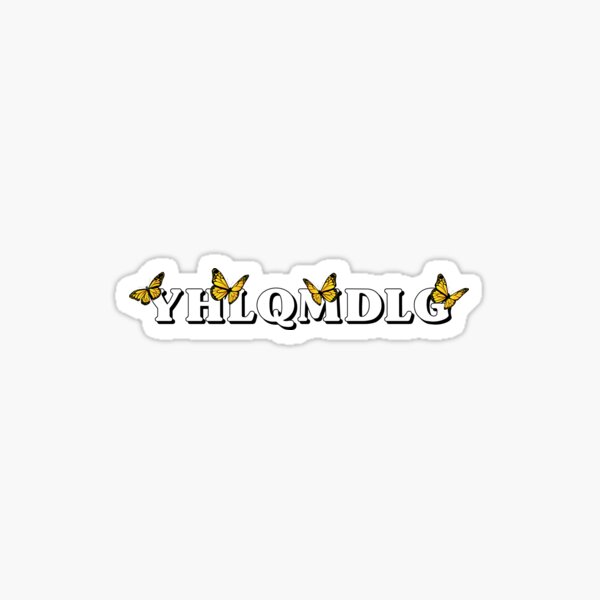 YHLQMDLG Pegatina