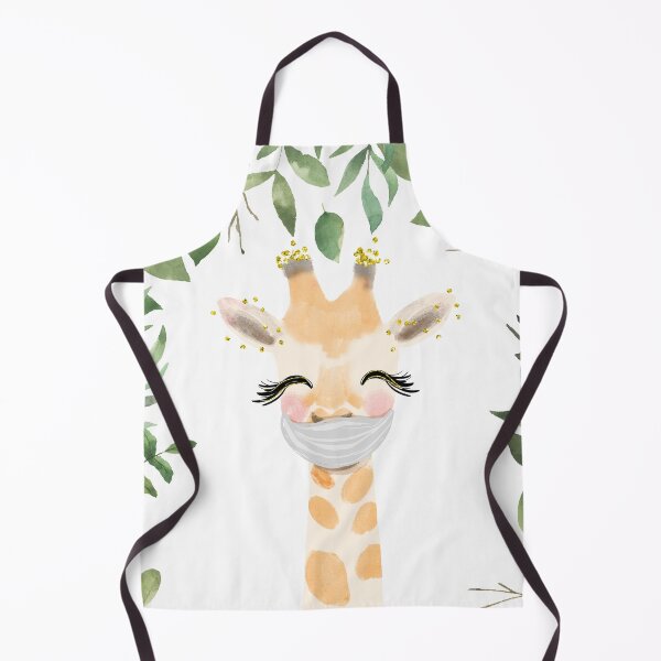 Item preview, Hand Drawn Watercolor Giraffe With Mask  designed and sold by UtArt.