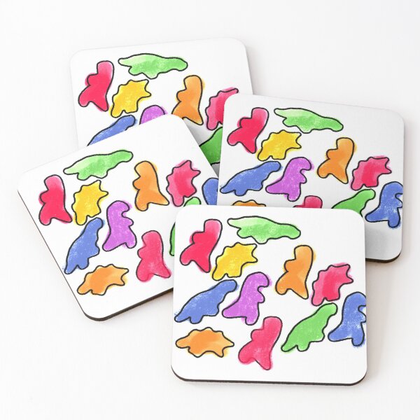 Item preview, dinosaur chicken nuggets designed and sold by sadcelestial.