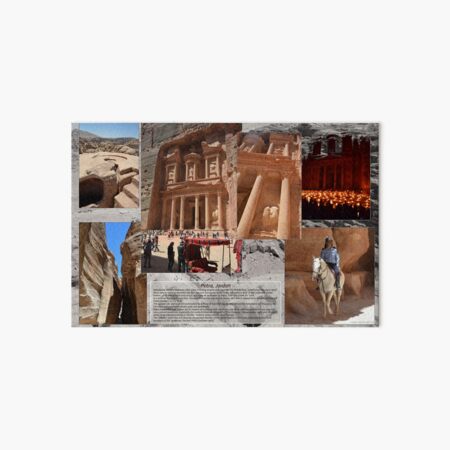 Al Khazneh in Petra, Jordan Art Board Print
