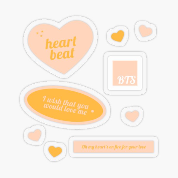 Bts Goods Stickers Redbubble - bts roblox codes including paper hearts by jungkook read description