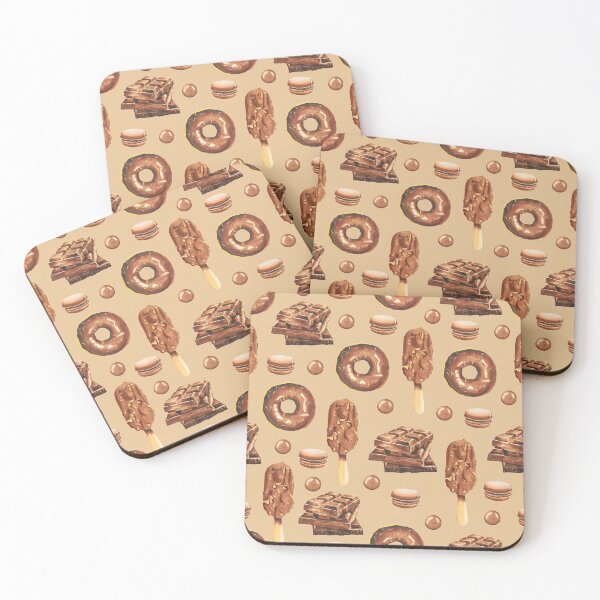 Item preview, Delicious Chocolate Ice Cream & Donuts designed and sold by Printedarts.