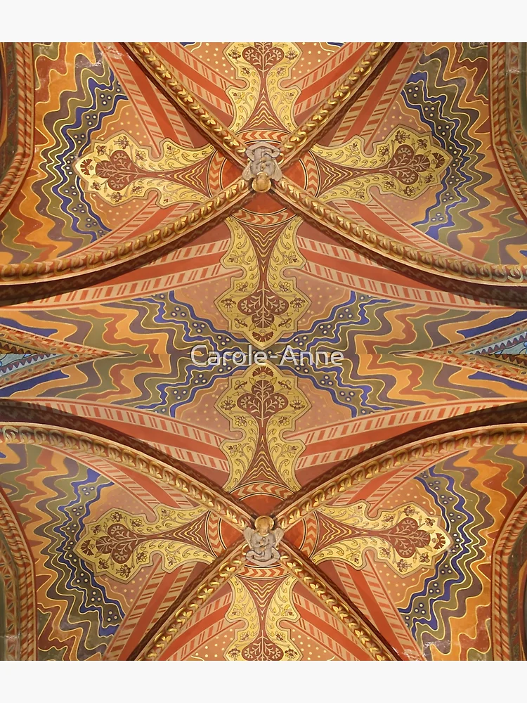 Thumbnail 3 of 3, Backpack, Ceiling Pattern designed and sold by Carole-Anne.