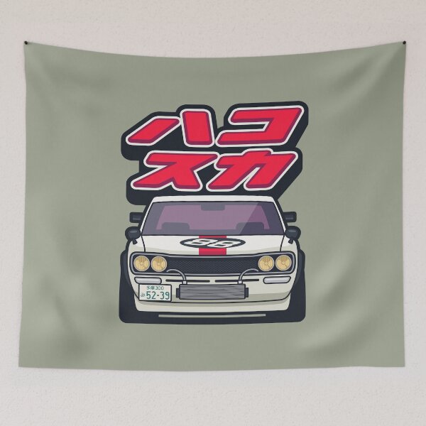 Item preview, Hakosuka Tuned KPGC10 GTR Car - Khaki designed and sold by VoodooCircus.