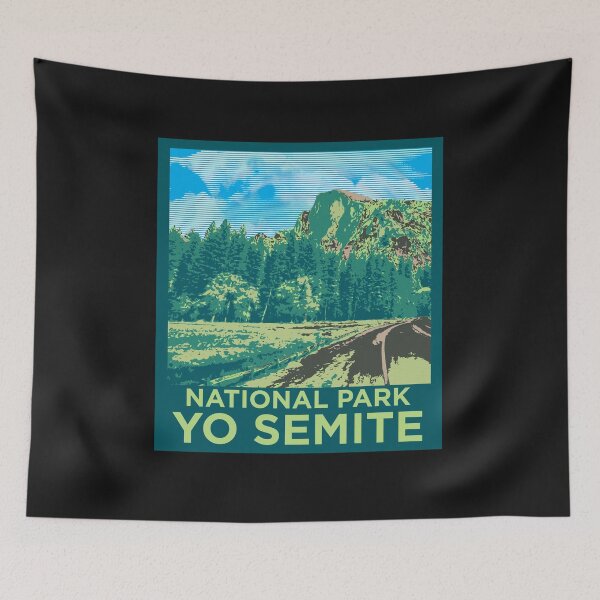 Item preview, yo semite NATION PARK POSTER designed and sold by Ortzi68.