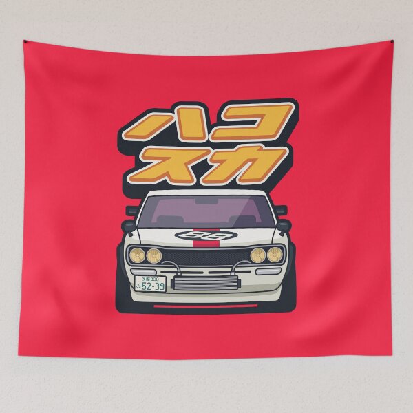 Item preview, Hakosuka Tuned KPGC10 GTR Car - Red designed and sold by VoodooCircus.