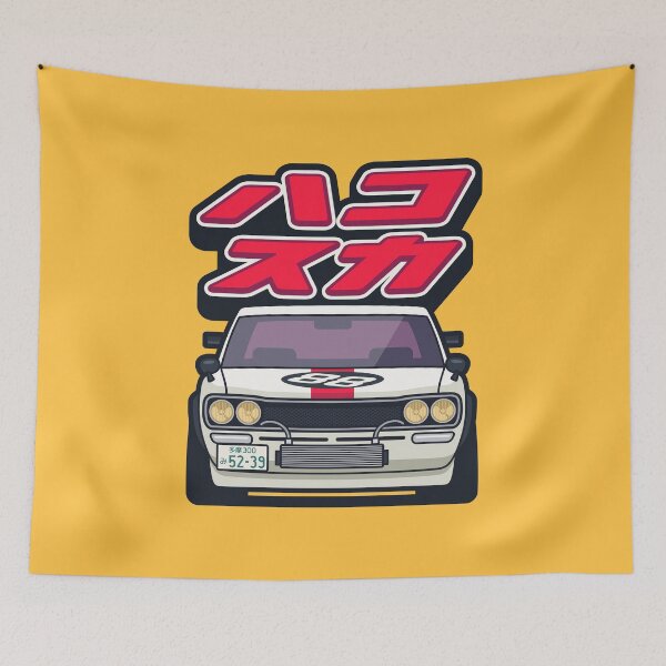 Item preview, Hakosuka Tuned KPGC10 GTR Car - Yellow designed and sold by VoodooCircus.