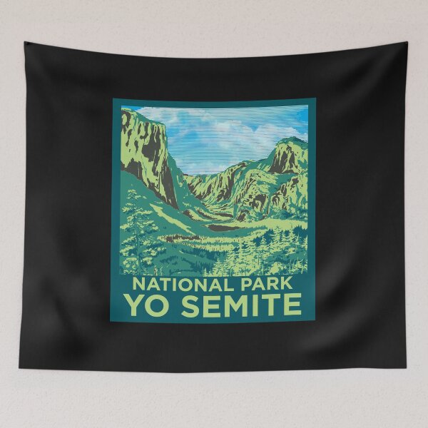 Item preview, yo semite NATION PARK SPRING POSTER designed and sold by Ortzi68.