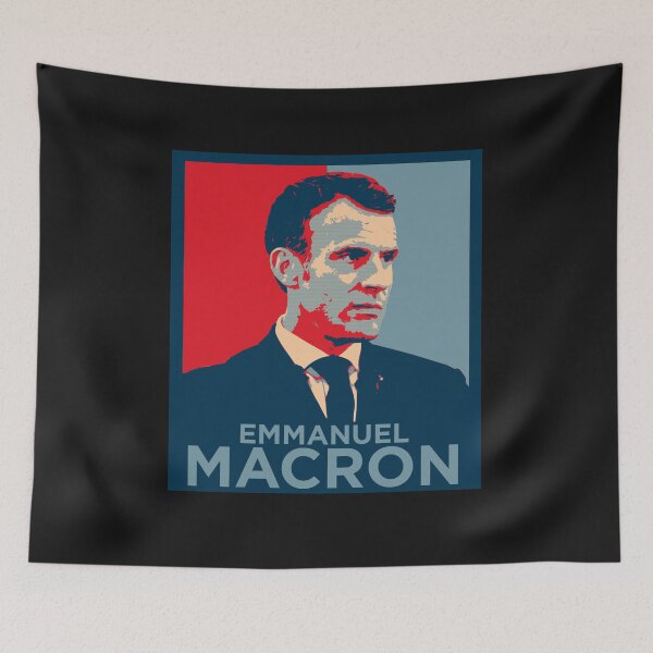 Item preview, FRANCE LEADER MACRON POSTER designed and sold by Ortzi68.