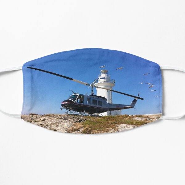 South Solitary Island - Huey Helicopter Flat Mask