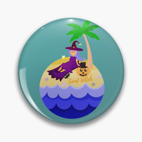 Item preview, Halloween Sand Witch At the Beach Chilling designed and sold by twicetrader.