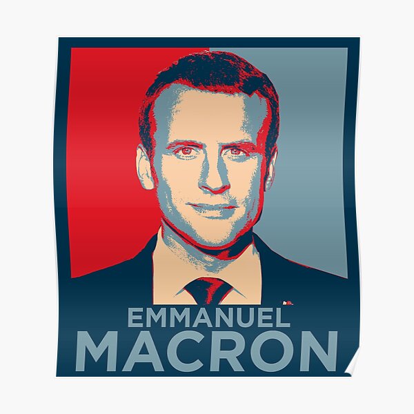 Macron Posters Redbubble