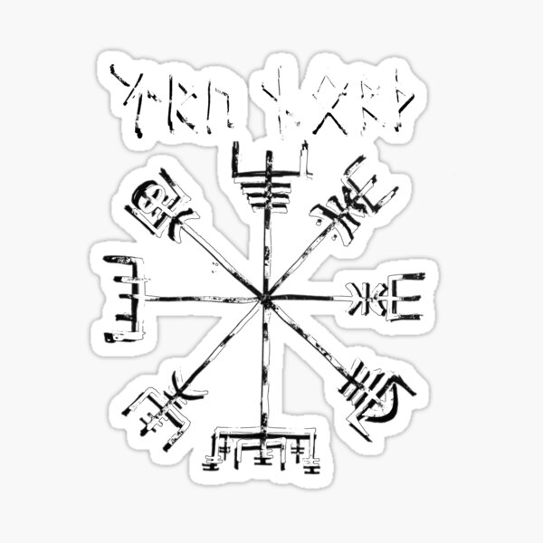 'Tru North Vegvisir Sticker