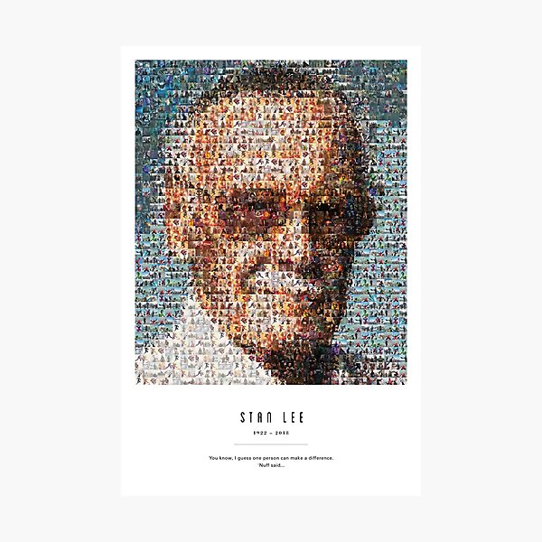 Stan Lee Photographic Print