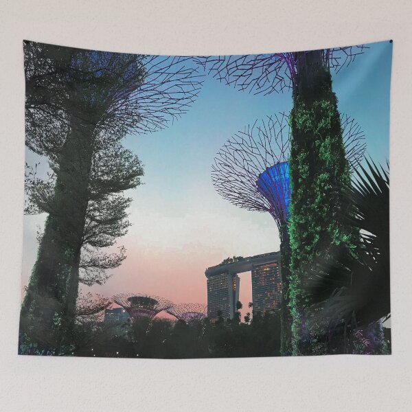 Item preview, Supertree Grove at night designed and sold by avieaza.