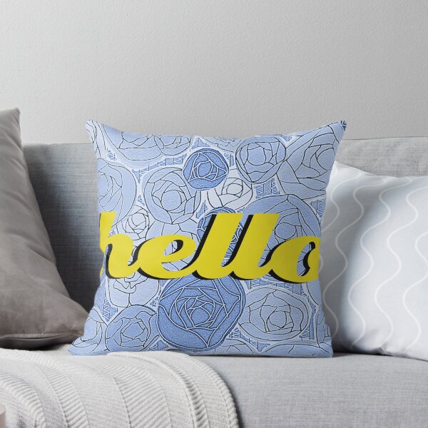 Item preview, Hello - Periwinkle Photocopy with Text designed and sold by Amelia Dean.